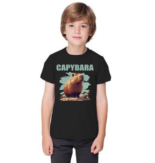 Obrázek 1 produktu Dětské tričko Kapybara na výletě
