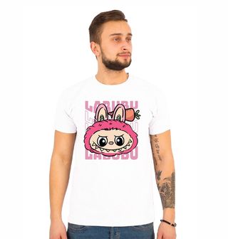 Obrázek 1 produktu Pánské tričko Růžový Labubu s Mrkví 