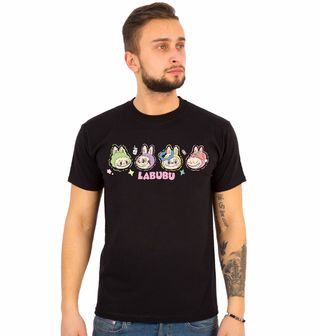 Obrázek 1 produktu Pánské tričko Čtyři tváře Labubu