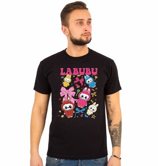 Obrázek 1 produktu Pánské tričko Barevné dobrodružství s Labubu
