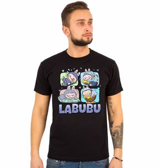 Obrázek 1 produktu Pánské tričko Spící Labubu v Pyžamu