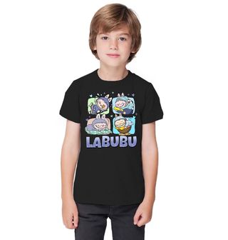 Obrázek 1 produktu Dětské tričko Spící Labubu v Pyžamu
