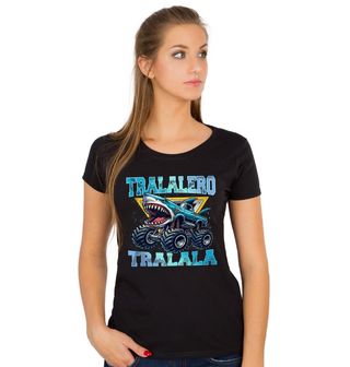 Obrázek 1 produktu Dámské tričko Žraločí Monster Truck Tralalero Tralala