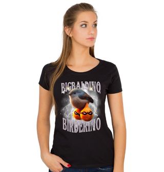 Obrázek 1 produktu Dámské tričko Italský Brainrot Bigbaldino Birderino