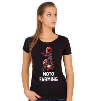 Obrázek 1 produktu Dámské tričko Aura Moto Farming