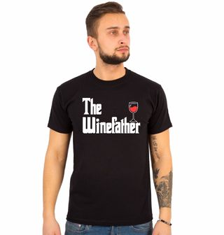 Obrázek 1 produktu Pánské tričko The Winefather Kmotr vína