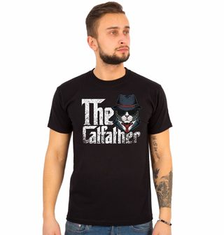 Obrázek 1 produktu Pánské tričko The Catfather Kmotr Kočka z Podsvětí