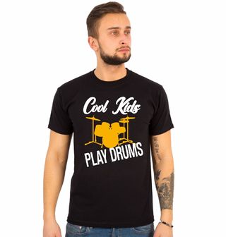 Obrázek 1 produktu Pánské tričko Cool děti hrají na bubny