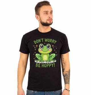 Obrázek 1 produktu Pánské tričko Žába Don't Worry Be Hoppy