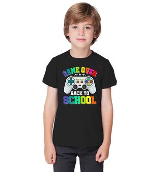 Obrázek 1 produktu Dětské tričko Konec hraní Game Over Back to School