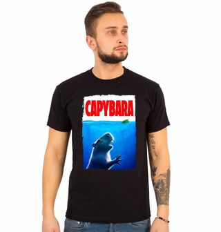 Obrázek 1 produktu Pánské tričko Kapybara Čelisti z hlubin Jaws