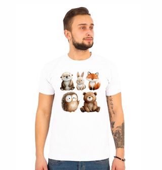 Obrázek 1 produktu Pánské tričko Pět lesních kamarádů