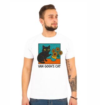 Obrázek 1 produktu Pánské tričko Kočka Vincenta van Gogha
