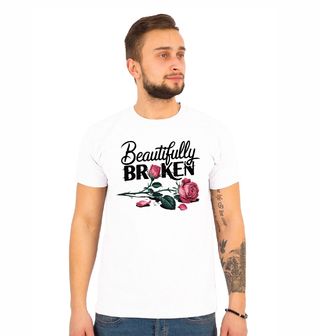 Obrázek 1 produktu Pánské tričko Krásně Zlomená Růže Beautifully Broken
