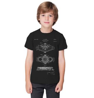 Obrázek 1 produktu Dětské tričko Astronomické hodinky Patent C. Canepa