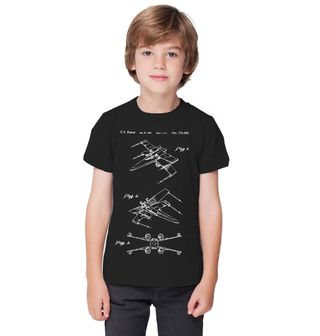 Obrázek 1 produktu Dětské tričko Stíhačka X-Wing Patent Lucasfilm