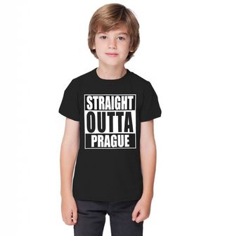 Obrázek 1 produktu Dětské tričko Přímo z Prahy "Straight Outta Prague"