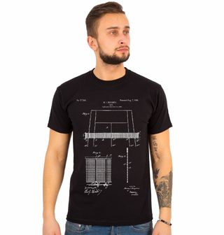 Obrázek 1 produktu Pánské tričko Tenisová Síť Patent H. J. Hughes