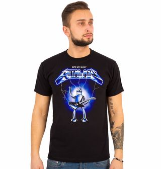 Obrázek 1 produktu Pánské tričko Metalový Robot Bender Bite my shiny metal ass