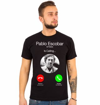 Obrázek 1 produktu Pánské tričko Pablo Escobar volá Phone Call