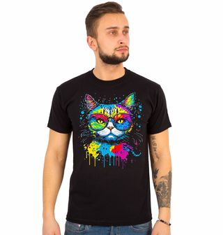 Obrázek 1 produktu Pánské tričko Cool Kočka v Brýlích