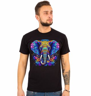 Obrázek 1 produktu Pánské tričko Slon indický Sloní Mandala
