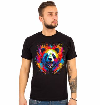 Obrázek 1 produktu Pánské tričko Divoká Panda v Barvách