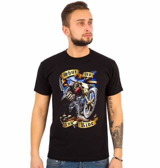 Obrázek 1 produktu Pánské tričko Zmlkni a Jeď Shut up and Ride 