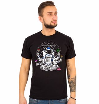 Obrázek 1 produktu Pánské tričko Medititující Kosmonaut