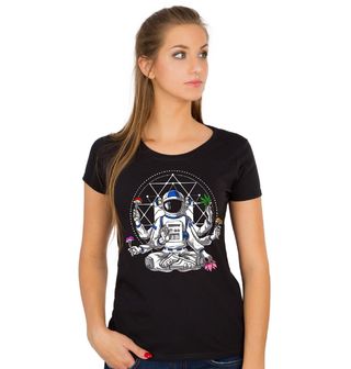 Obrázek 1 produktu Dámské tričko Medititující Kosmonaut