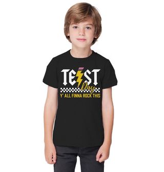 Obrázek 1 produktu Dětské tričko Testový Den Y’all Finna Rock This