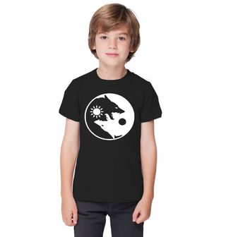 Obrázek 1 produktu Dětské tričko Jin a Jang Vlci Dne a Noci Yin Yang Wolf