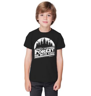 Obrázek 1 produktu Dětské tričko Síla lesa ať je s tebou Star Wars