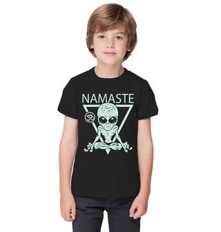 Obrázek 1 produktu Dětské tričko Meditující Mimozemšťan Namaste