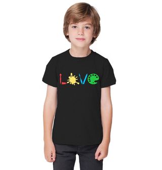 Obrázek 1 produktu Dětské tričko Láska k umění LOVE
