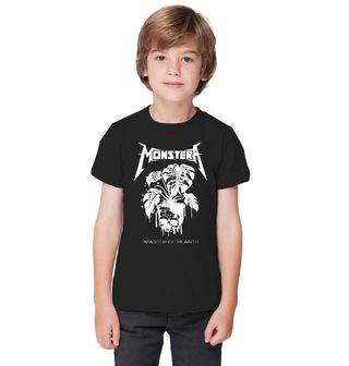 Obrázek 1 produktu Dětské tričko Metalová Monstera