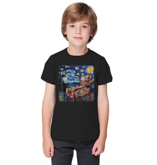 Obrázek 1 produktu Dětské tričko Pinball Automat ve Hvězdné noci