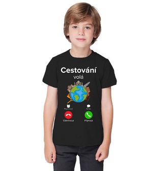 Obrázek 1 produktu Dětské tričko Cestování volá Phone Call