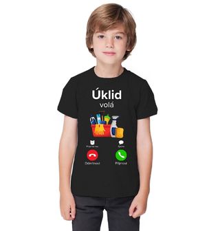 Obrázek 1 produktu Dětské tričko Úklid volá Phone Call
