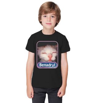 Obrázek 1 produktu Dětské tričko Kočka na Benadrylu