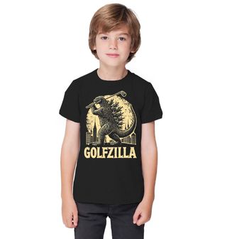 Obrázek 1 produktu Dětské tričko Golfzilla odpaluje Godzilla