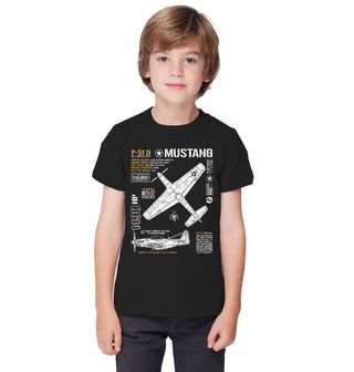 Obrázek 1 produktu Dětské tričko P-51 Mustang Legenda nebes