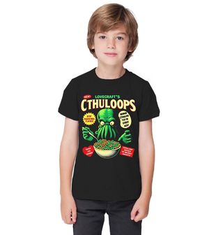 Obrázek 1 produktu Dětské tričko Cthuloops Cereálie Cthulhu