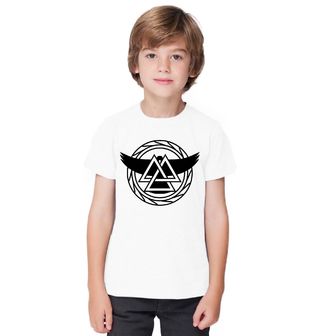 Obrázek 1 produktu Dětské tričko Severský Valknut a Havran