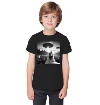 Obrázek 1 produktu Dětské tričko Únos Slepice UFO