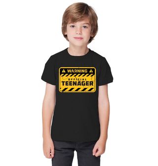 Obrázek 1 produktu Dětské tričko Pozor, teenager! Warning: Official Teenager