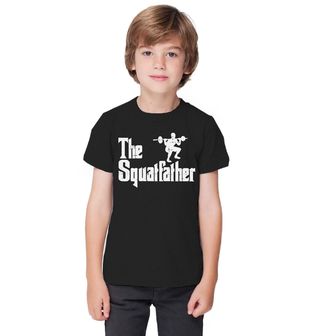 Obrázek 1 produktu Dětské tričko The Squatfather Kmotr Dřepů
