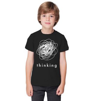 Obrázek 1 produktu Dětské tričko Přemýšlím Thinking