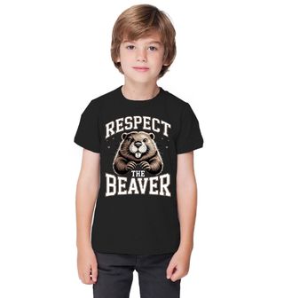 Obrázek 1 produktu Dětské tričko Respektuj Bobra Respect the Beaver