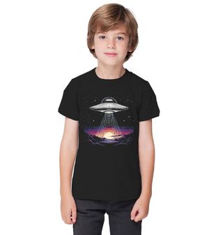 Obrázek 1 produktu Dětské tričko 8bit Létající talíř Pixalated UFO